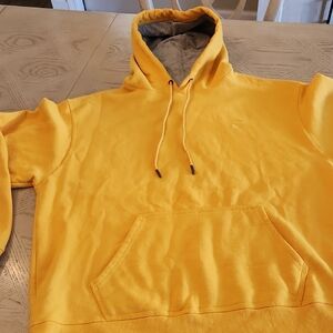 Champion  Bright Yellow Hoodie Size Large